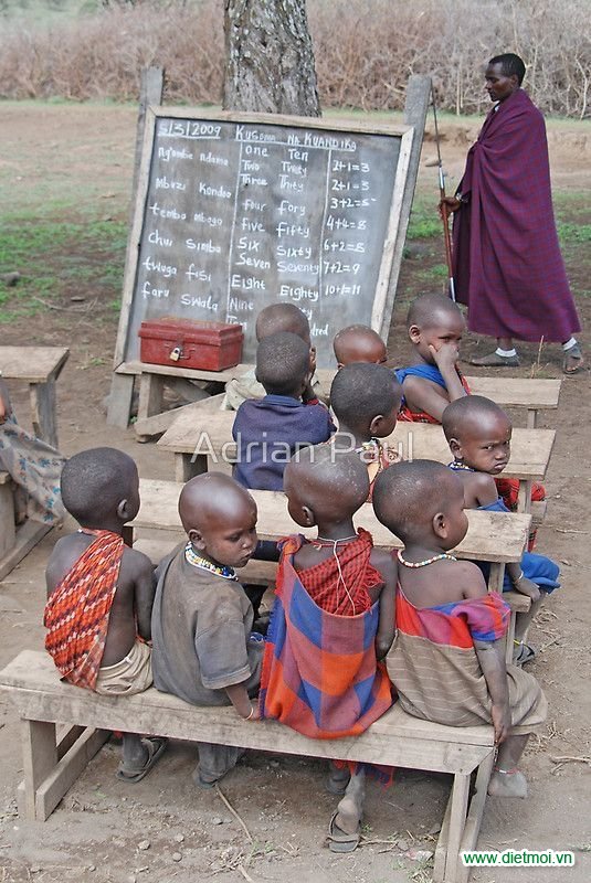 Lớp học của trẻ em nghèo