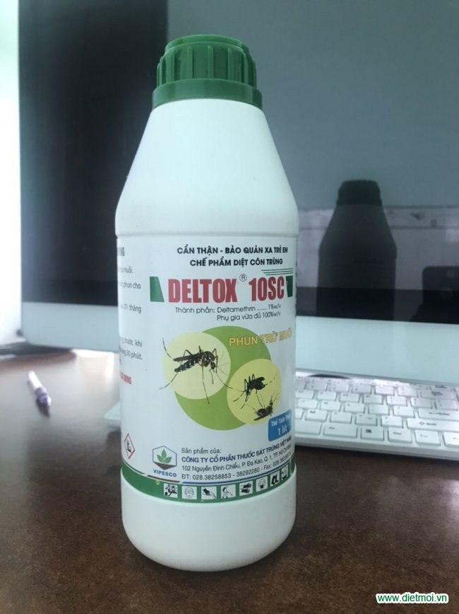 Hình ảnh chai thuốc diệt côn trùng Deltox 10SC