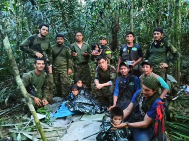 4 trẻ em sống sót sau 5 tuần trong rừng Amazon