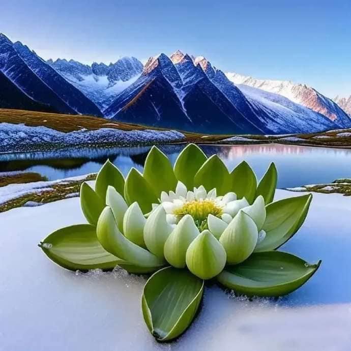 Top 10 Hình Ảnh Hoa Nở Trên Tuyết Tuyệt Đẹp